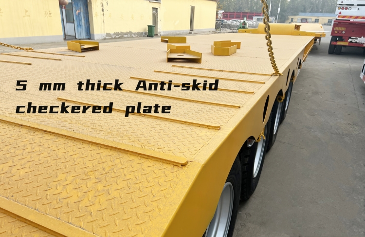 Used 4 Axle 100 Ton Low Loader Trailer for Sale in Mauritius