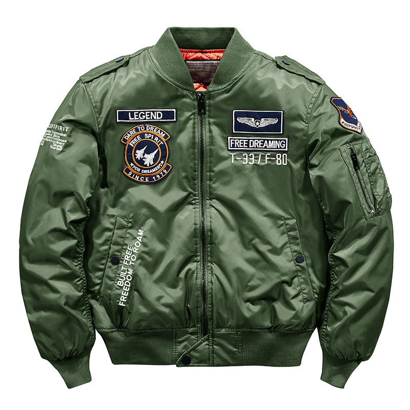 Customize Varsity Jacket Vintage Puffer Jacket Sports Bomber Jacket Men