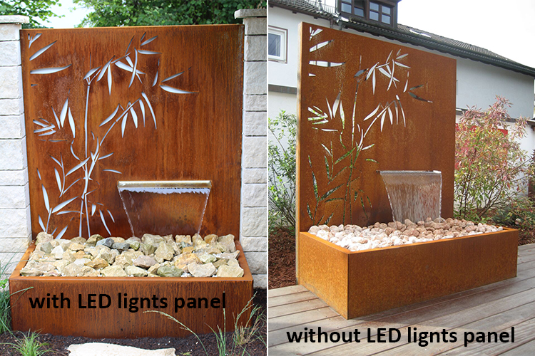 with and without lignt panel