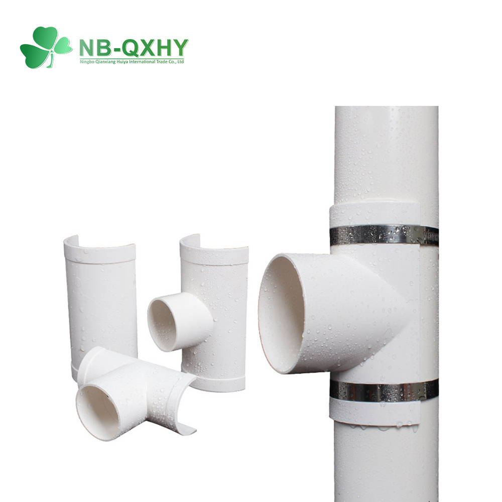 Plastic PVC DIN GB Water Drain Equal/Reducer Snap Tee Pipe Fitting for Repair Leaks