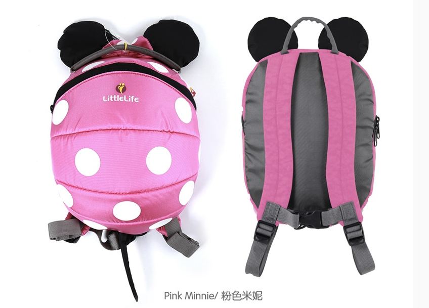 littlelife minnie mouse backpack pink
