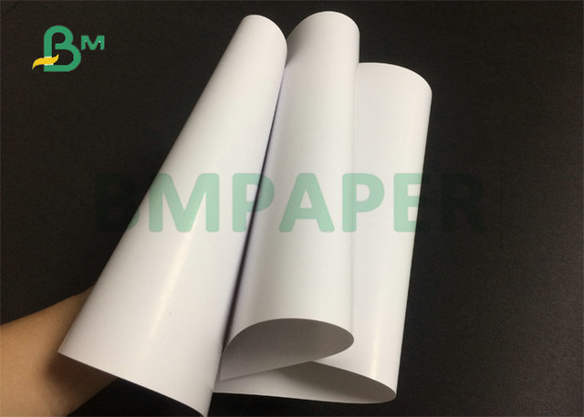 80# 100# Double-Sided Coated Glossy Text Premium White Paper In Sheet 23" x 35"