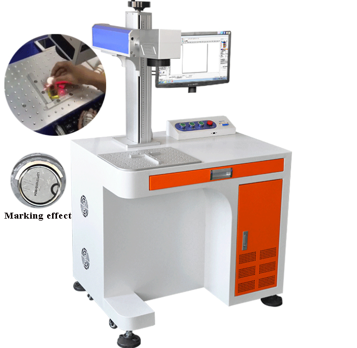 Fiber laser printing/Fiber Laser engraving Marking Machine for Metal&Plastic ABS PP PC on Packing Industry