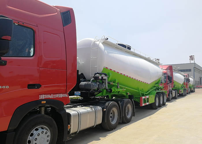 Bulk Cement Tanker Trailer For North Africa