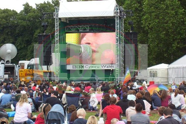 HD P3 Outdoor Rental Commercial Led Display Board , Led Video Display Panel