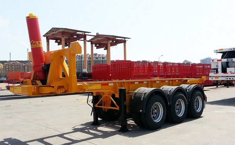 CIMC 20 foot container trailer Tipper Chassis for Sale in Zambia