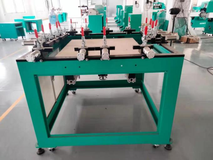 6kg/Cm2 Screen Printing Stretching Machine , 750X750mm Pneumatic Screen Stretcher 0