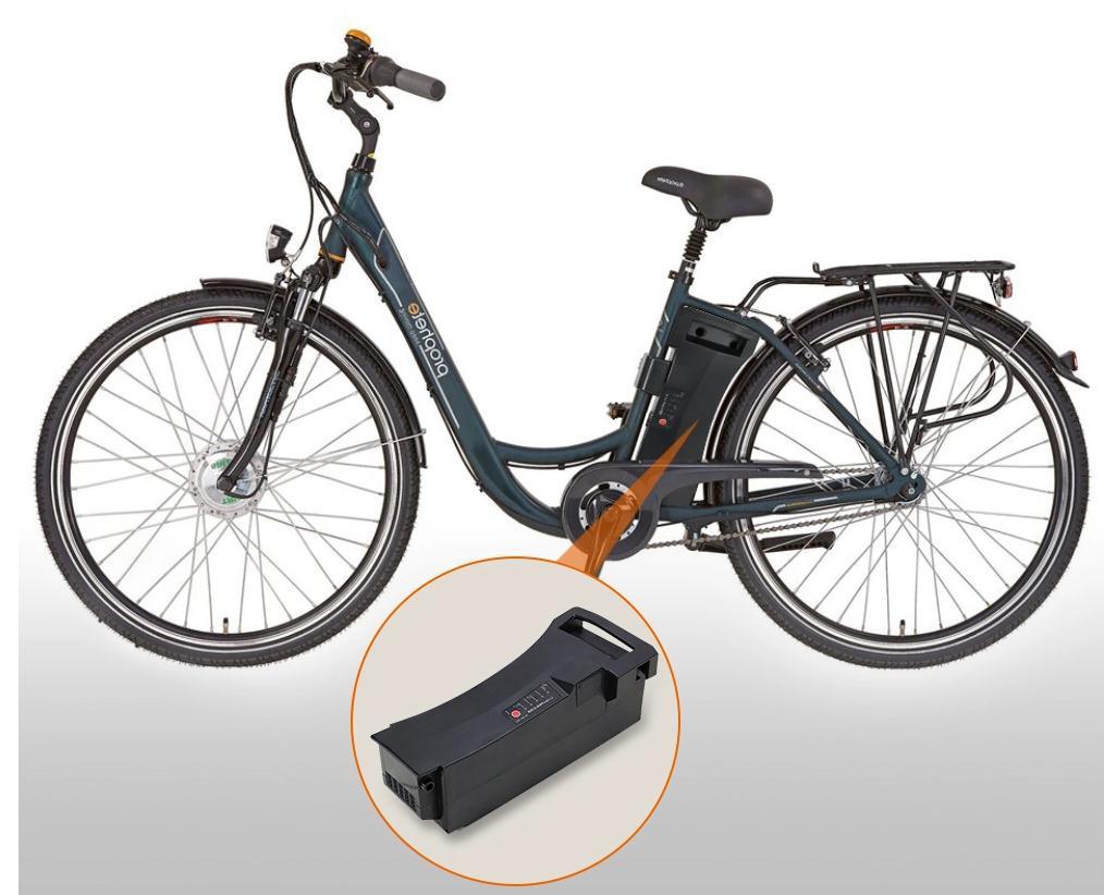 36V 14.5ah Lithium Ion Battery for Electric Bike Compatible with The Ebikes with Panasonic 36V System Battery Pack Like Raleigh Series ODM/OEM Ebike Battery