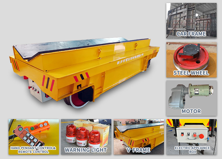 Heavy Load Electric 50t Coil Transfer trolley