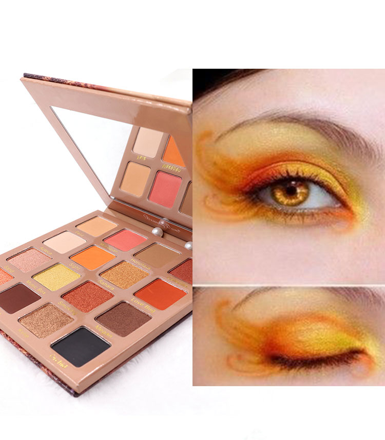 Make Your Own Brand 16 Colors Magic Vegan Makeup Oem No Brand Eye Shadow Palette