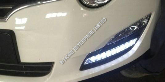 Non Glare White 5050 SMD Auto Led Daytime Running Lights Swerve Control