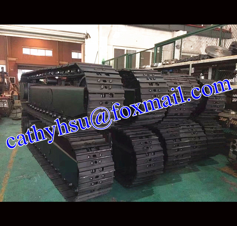 steel track undercarriage crawler undercarriage steel track chassis