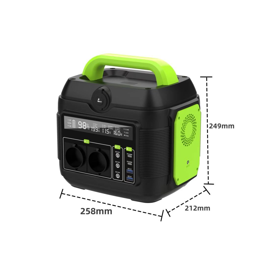 Portable Lithium Battery Home Outdoor Camping Travel RV Generator 600W Mobile Balcony Power Station