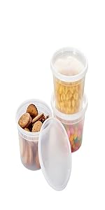 [48 Sets - 16 oz.] Plastic Deli Food Storage Containers With Airtight Lids