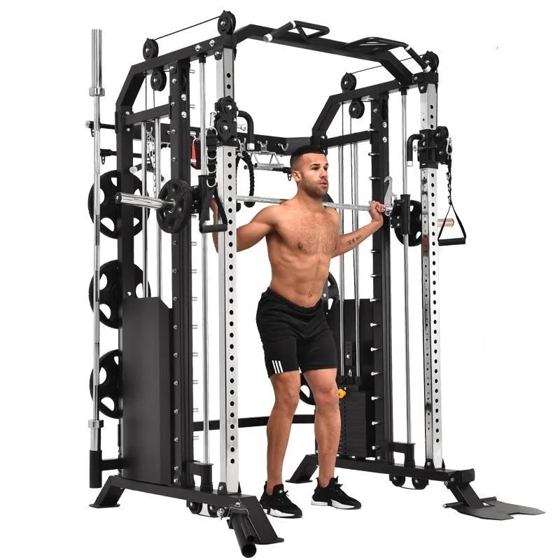 Drop Shipping Cross Fitness Home Gym Multi Functional Trainer Smith Machine