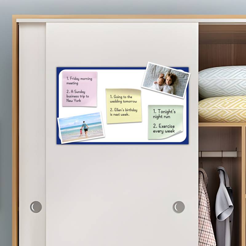 Double Sides Removable Sticky Display Memo Board
