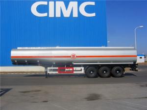 China CIMC tanker truck price stainless steel aluminum tank trailer for sale on sale 