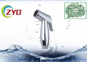 China Round Bathroom Toilet Hand Spray , Stainless Steel Hose Toilet Hand Shower on sale 