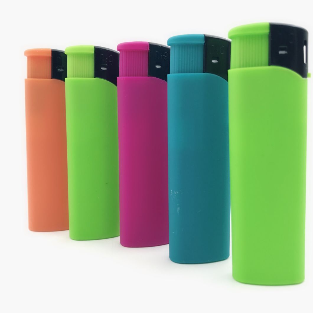 Hot Sale Cr Electronic Plastic Lighter to Europe Market Butane Gas Lighter for Cigarette Refillable Gas Lighter