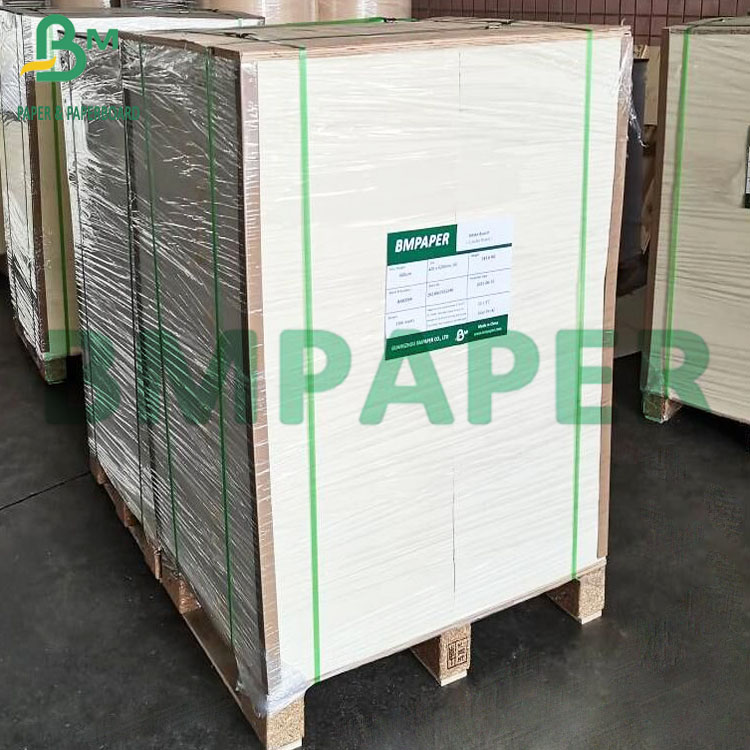 1mm 900g White Cardboard Double Side Bleached Coated Duplex Board For Packaging (5)