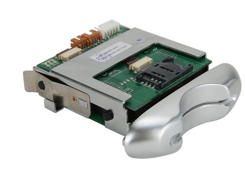 Hybrid DIP Card Reader For Kiosk , Magnetic IC / RFID Card Reader