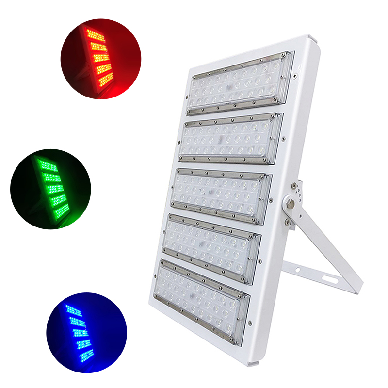 5 Years Warranty Aluminum Housing RGB LED Flood Light 80W For Stage Plaza color decoration 6