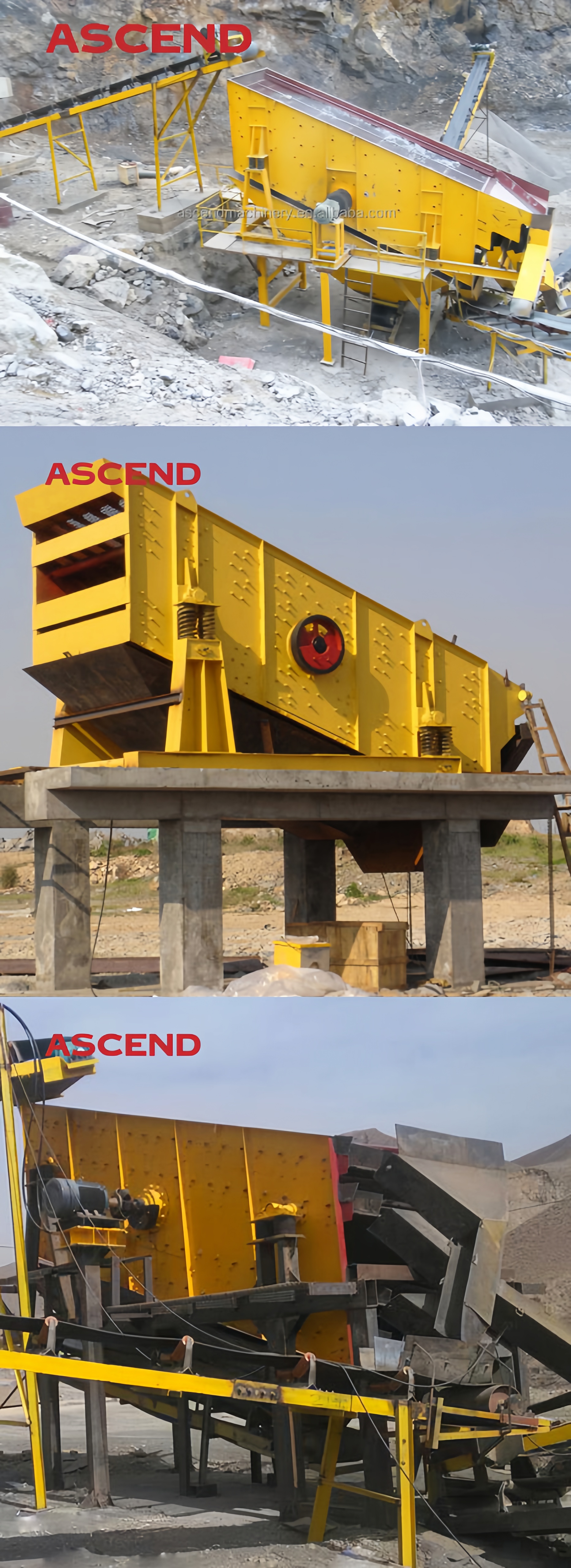 Vibrating Screen Drawing 2 3 4YK1860 Silica Quarry Sandstone Sieving Equipment