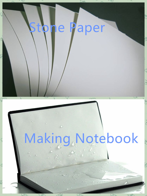 Notebooks Material Waterproof & Tear Resistant Stone Paper Combine Plastic