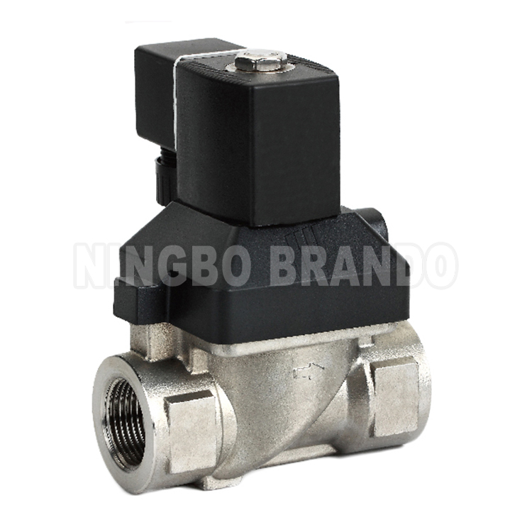 16 bar 2 Way NC Brass Solenoid Valve For Water Air Gas 3/8'' to 2'' 24V 110V 220V 2