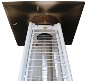 China Pyramid Flame Glass Tube Propane Patio Heater , Exterior Space Heaters 590g/Hr Flux on sale 