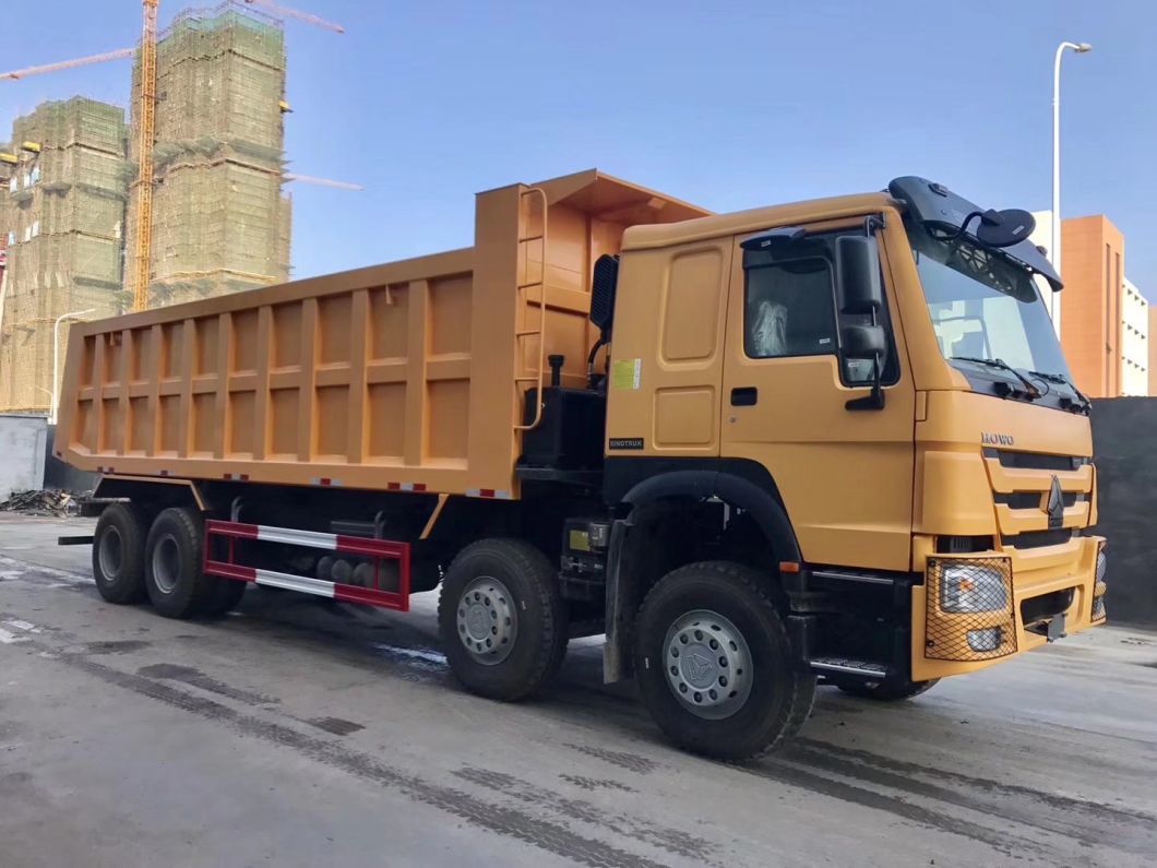 8X4 12 Wheels Sinotruck HOWO Dump Tipper Truck with Lifting Device