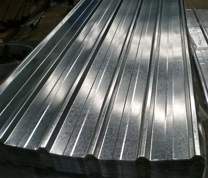 T shape galvanized steel roofing sheets regular spangle corrugated plates wall panles supplier