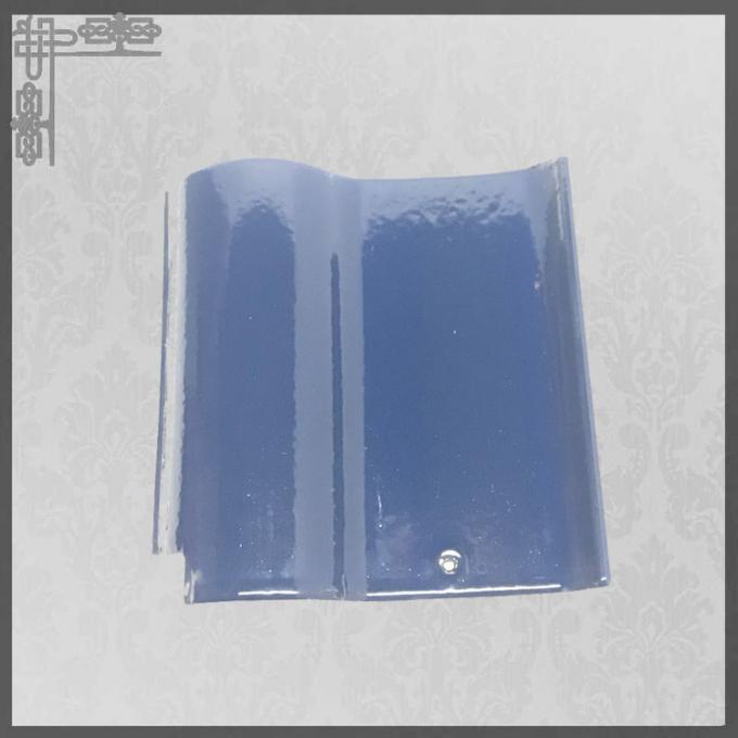 S Type Glossy Ceramic Roof Tiles House Glazed 220mm Grey Clay Roof Tiles 1