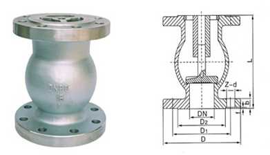 Silence Check Valve DN200 / Flange drilled PN10 / SS 316 AISI / Pressure PN16 2