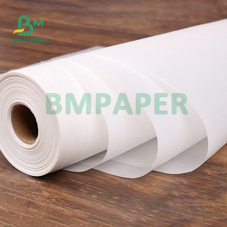 35gsm 55gsm Grease Resistant Barrier Packaging Paper For Fatty Foods 46cm