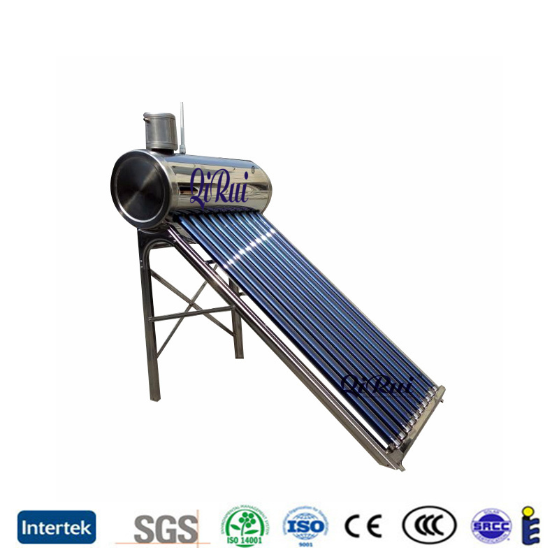 Wholesale Price 100L 150L 200L 300L All Stainless Steel System Evacuated Tube Solar Geyser