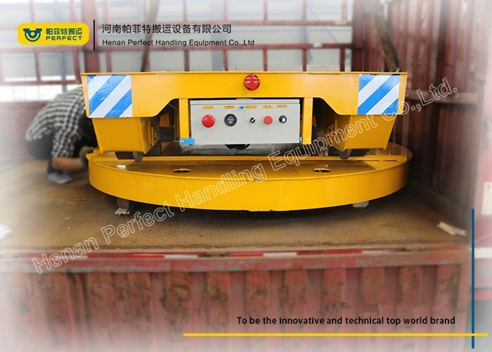 16t turntable flatbed rail transfer cart