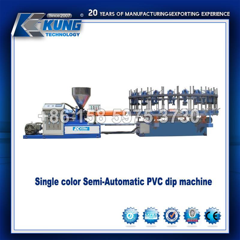 Semi-Automatic 20 Stations Single Color PVC DIP Injection Machine