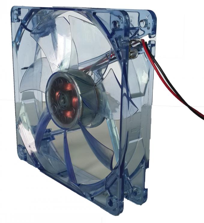 Transparent Blue Computer Case Cooling Fans 12V DC Fan 120mm*120mm*25mm