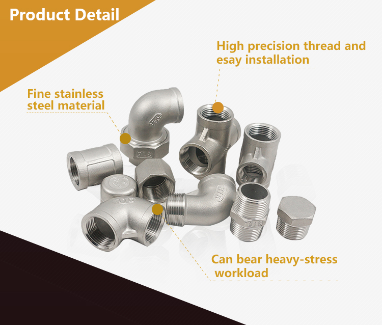 Ss 304 Hydraulic Cross Stainless Steel Water Pipe Fittings
