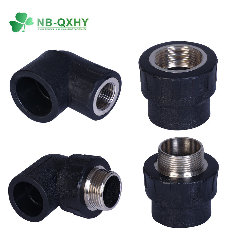 HDPE Pipe Fittings Socket Joint Male Female Adapter Fitting