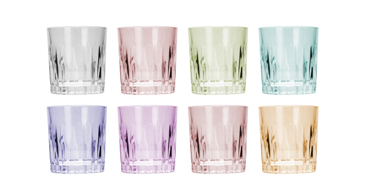 Stemless Wine Glass Champagne Whisky Cups Glasses