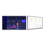 400cd/M2 4K 65" IR Touch Screen Interactive Whiteboard 4K 20 Points Touch Full Metal Black Case Easy To Move