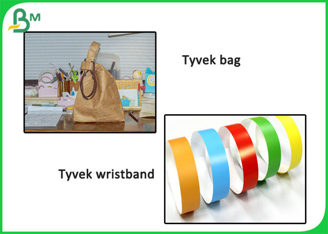 Different Model of Tyvek Waterproof Paper for Color wristband material 