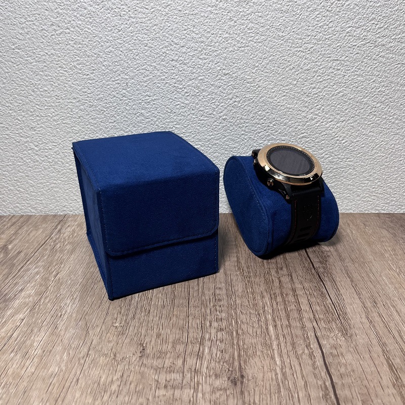 Watch Box Luxury High Quality Custom Logo Blue Cardboard Paper Gift Packaging New Design Custom