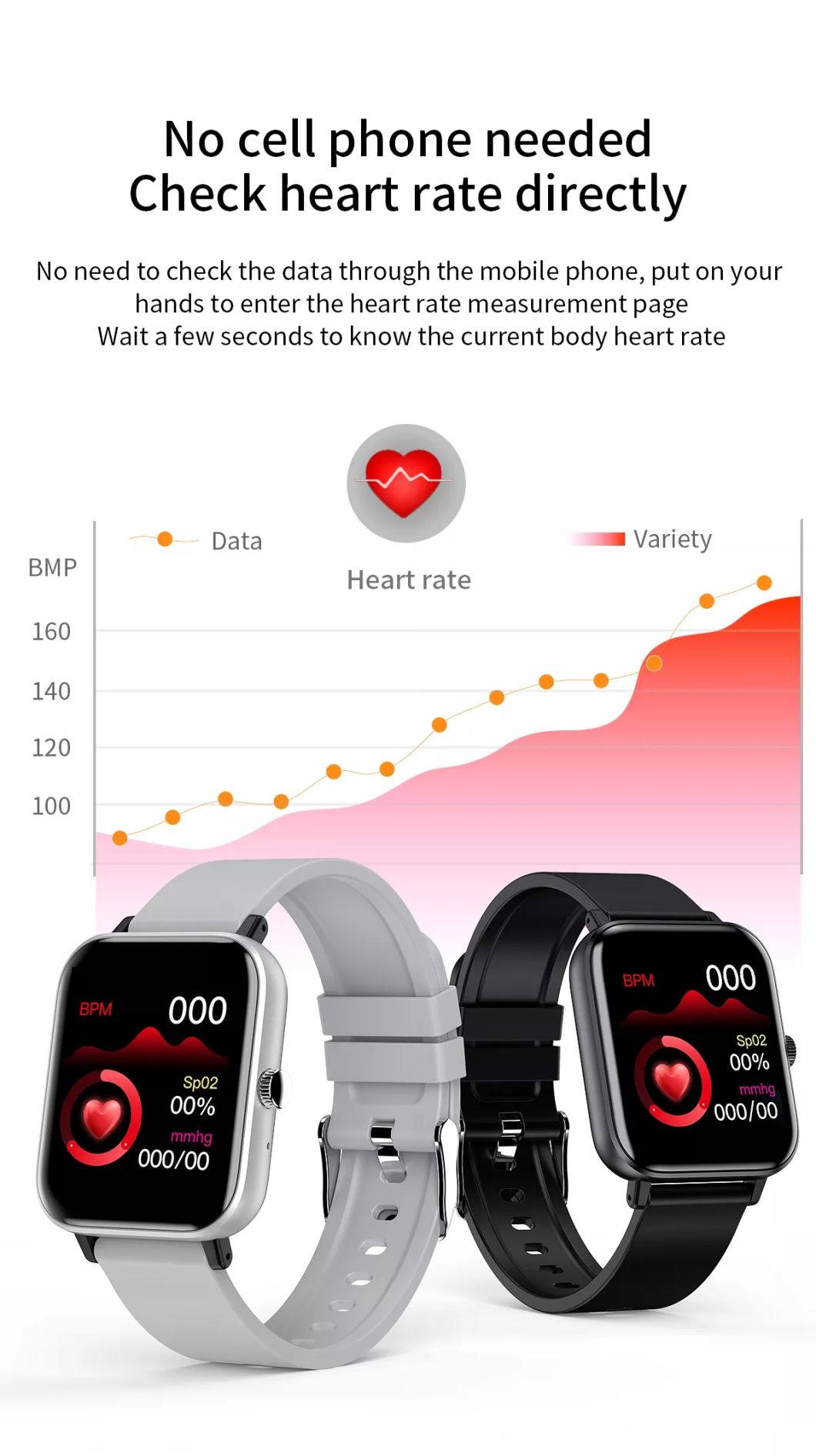 Fashionable Screen Blood Pressure Blood Oxgen Tracking Suit for Men Women H11 Smartwatch