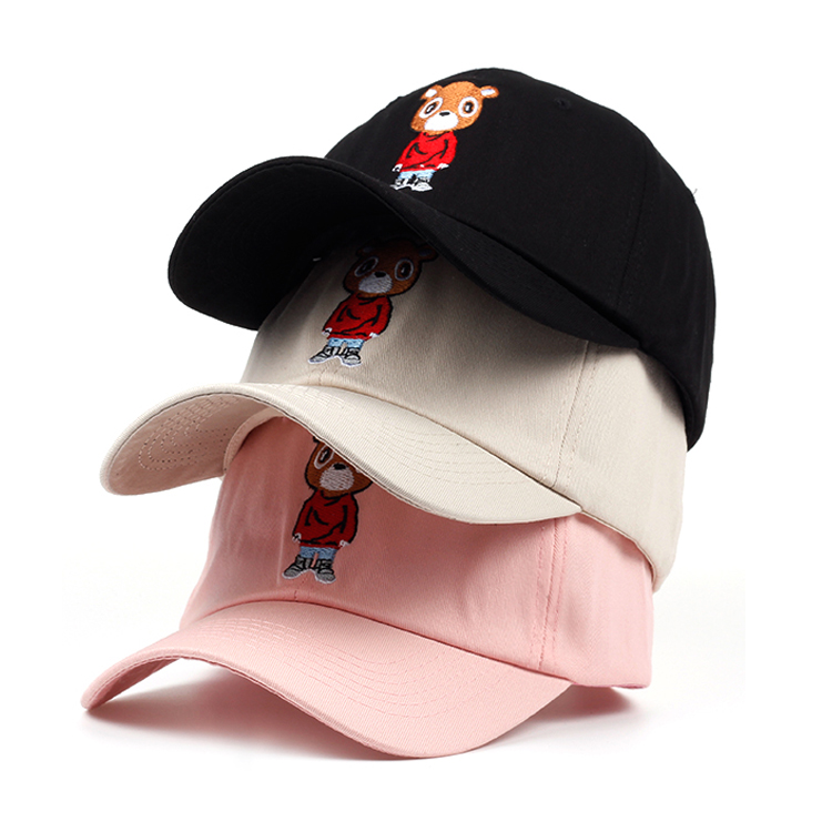 Children Fitted hats Sports Cap Plain Embroidery 100% Cotton 