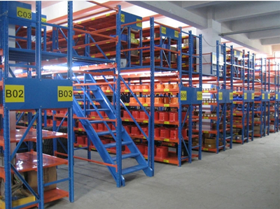 Q235 Steel Industrial Project Mezzanine Floors Platform with Polywood Floor