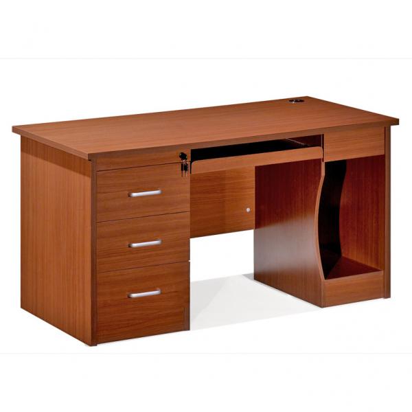 Fashion Office Writing Desk Red Cherry Solid Wood Office Table
