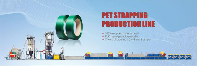 Plastic PET / PP Straps Packing Band Making Machine High Output Strong Tension 10